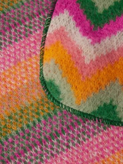 Peek & Cloppenburg Kurt BeinesSchal Mit Eingefassten Abschlüssen Modell 'Happy Zig Zag' In Orange