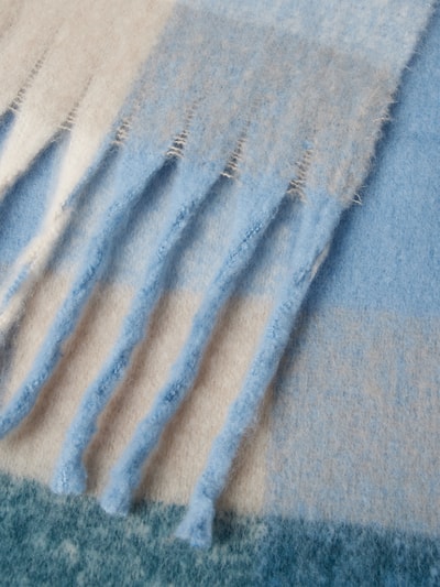 Peek & Cloppenburg Kurt BeinesSchal Mit Fransen In Hellblau