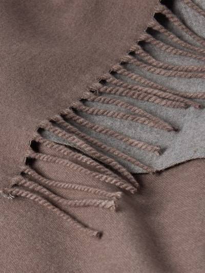 Peek & Cloppenburg Kurt BeinesSchal Mit Fransen In Taupe