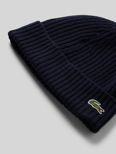 Peek & Cloppenburg LacosteBeanie In Strick-Optik In Marine