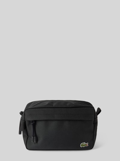 Peek & Cloppenburg LacosteKulturtasche mit Label-Patch in black