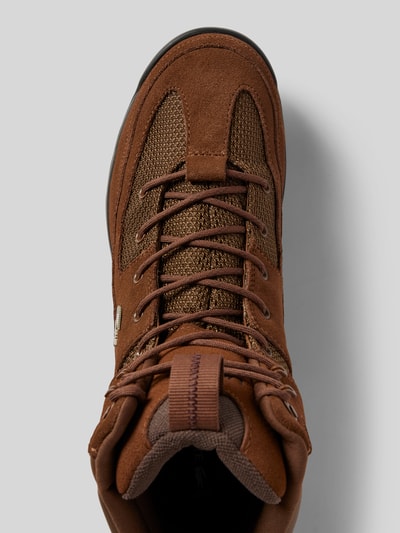 Peek & Cloppenburg LacosteLederboots Mit Logo-Applikation Modell 'URBAN BREAKER' In Mittelbraun