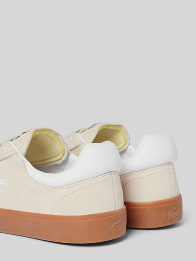 Peek & Cloppenburg LacosteLedersneaker Mit Label-Detail Modell 'BASESHOT' In Beige