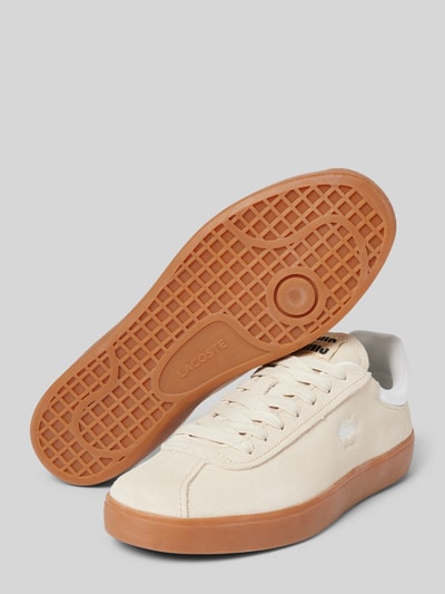 Peek & Cloppenburg LacosteLedersneaker Mit Label-Detail Modell 'BASESHOT' In Beige