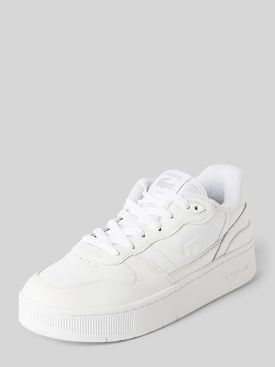 Peek & Cloppenburg LacosteLedersneaker mit Label-Details in weiss