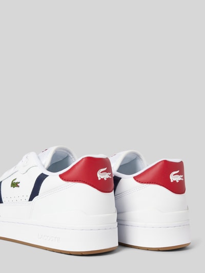 Peek & Cloppenburg LacosteLedersneaker Mit Label-Stitching In Weiss