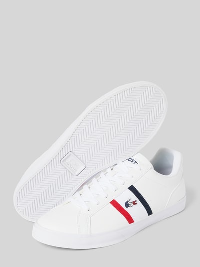 Peek & Cloppenburg LacosteLedersneaker Mit Label-Stitching Modell 'LEROND' In Weiss