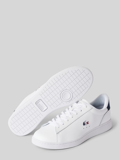 Peek & Cloppenburg LacosteLedersneaker Mit Logo-Stitching Modell 'CARNABY' In Weiss