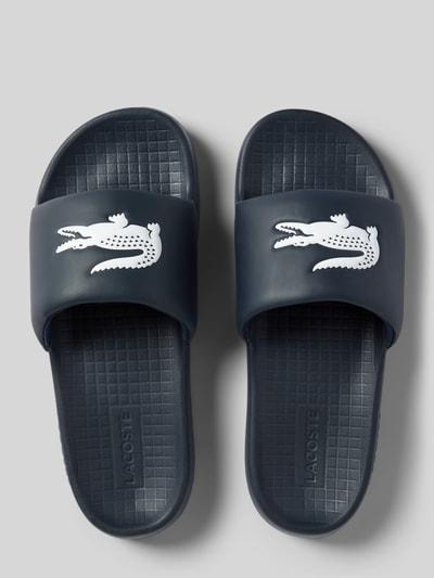 Peek & Cloppenburg LacosteSandalette Mit Label-Print Modell 'Croco 1.0' In Dunkelblau