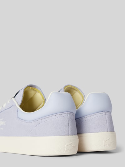 Peek & Cloppenburg LacosteSneaker Aus Leder In Unifarbenem Design In Hellblau