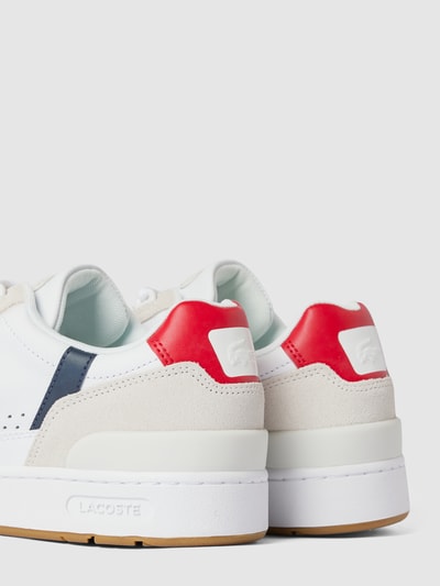 Peek & Cloppenburg LacosteSneaker Mit Kontrastbesatz Modell 'T-CLIP' In Weiss