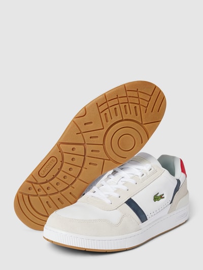 Peek & Cloppenburg LacosteSneaker Mit Kontrastbesatz Modell 'T-CLIP' In Weiss