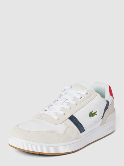 Peek & Cloppenburg LacosteSneaker Mit Kontrastbesatz Modell 'T-CLIP' In Weiss