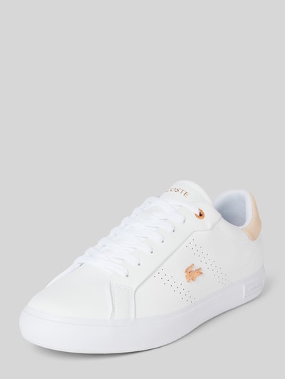 Peek & Cloppenburg LacosteSneaker mit Label-Applikation Modell 'POWERCOURT 2.0' in rose