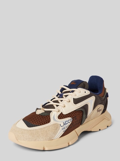 Peek & Cloppenburg LacosteSneaker mit Label-Details Modell 'NEO' in mittelbraun