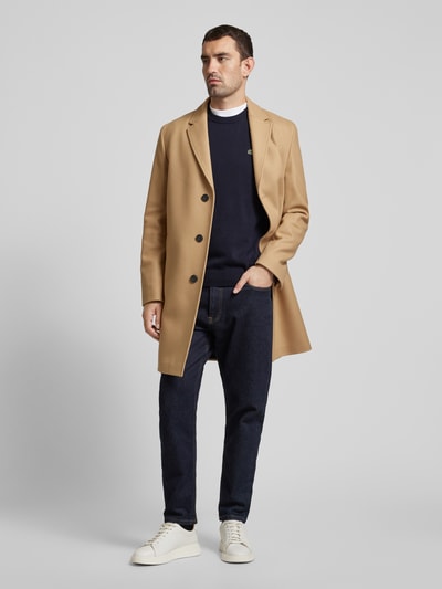 Peek & Cloppenburg LacosteStrickpullover mit Logo-Patch in marine