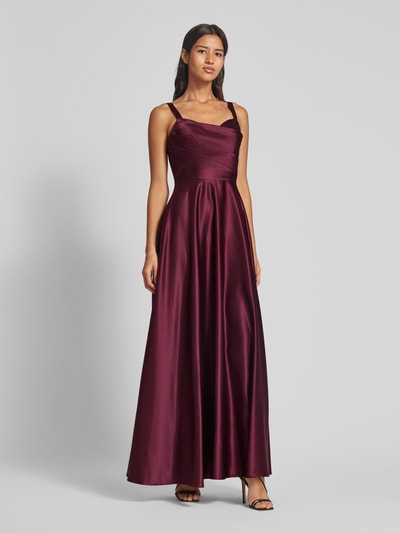 Peek & Cloppenburg LaonaAbendkleid mit gelegten Falten in dunkelrot