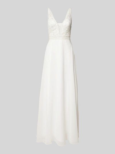 Peek & Cloppenburg LaonaBrautkleid Mit Floralem Spitzenbesatz In Weiss