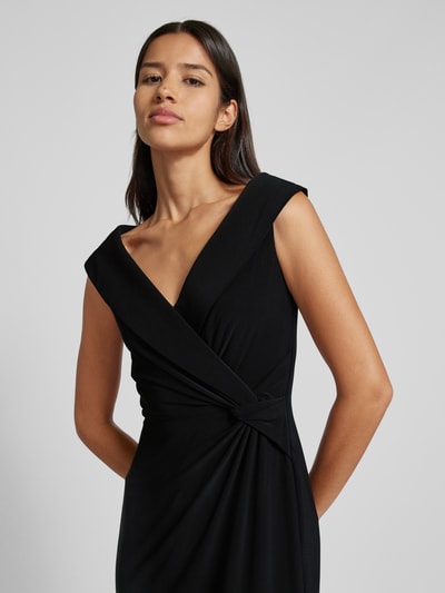 Peek & Cloppenburg Lauren Ralph LaurenAbendkleid Mit Knotendetail Modell 'LEONIDAS' In Black