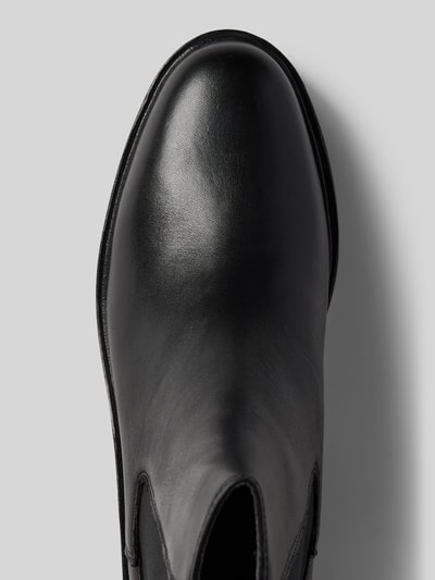 Peek & Cloppenburg Lauren Ralph LaurenChelsea Boots Aus Leder Mit Zugschlaufe Modell 'ADRIANNA' In Black