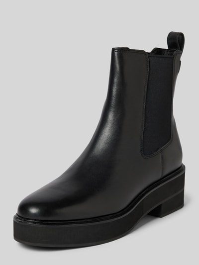 Peek & Cloppenburg Lauren Ralph LaurenChelsea Boots aus Leder mit Zugschlaufe Modell 'ADRIANNA' in black