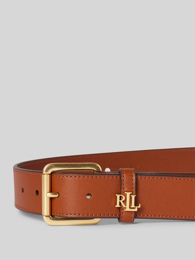 Peek & Cloppenburg Lauren Ralph LaurenGürtel Mit Dornschließe Und Label-Detail In Cognac