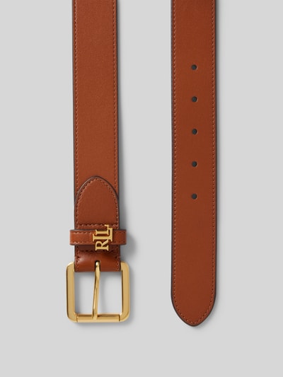 Peek & Cloppenburg Lauren Ralph LaurenGürtel Mit Dornschließe Und Label-Detail In Cognac