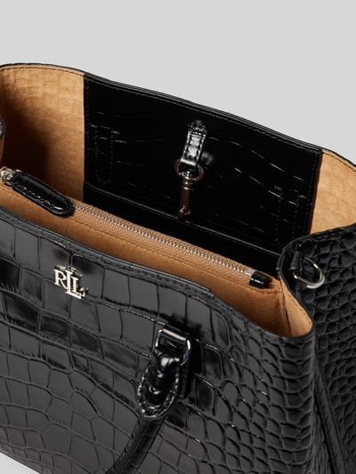 Peek & Cloppenburg Lauren Ralph LaurenHandtasche Aus Echtem Rindsleder Modell 'MARCY' In Black