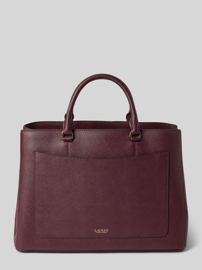 Peek & Cloppenburg Lauren Ralph LaurenHandtasche Mit Label-Detail Modell 'HANNA' In Dunkelrot