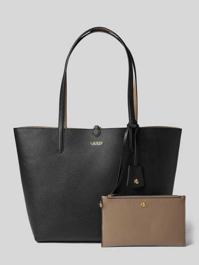 Peek & Cloppenburg Lauren Ralph LaurenHandtasche Mit Label-Print Modell 'RVRSBLE' In Black