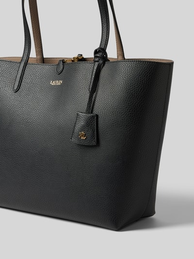 Peek & Cloppenburg Lauren Ralph LaurenHandtasche Mit Label-Print Modell 'RVRSBLE' In Black