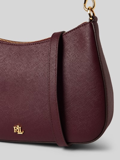 Peek & Cloppenburg Lauren Ralph LaurenHandtasche Mit Logo-Applikation Modell 'DANNI' In Dunkelrot