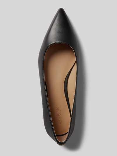 Peek & Cloppenburg Lauren Ralph LaurenLederballerinas Mit Blockabsatz Modell 'LONDYN' In Black