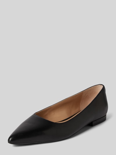 Peek & Cloppenburg Lauren Ralph LaurenLederballerinas mit Blockabsatz Modell 'LONDYN' in black