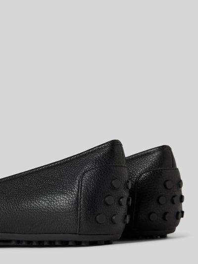 Peek & Cloppenburg Lauren Ralph LaurenLederballerinas Mit Label-Applikation Modell 'JAYNA' In Black