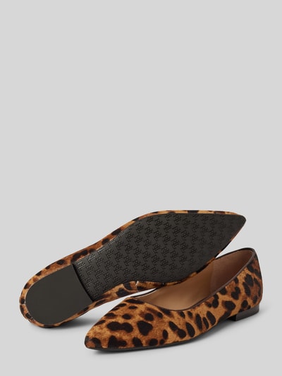 Peek & Cloppenburg Lauren Ralph LaurenLederballerinas Mit Strukturierter Sohle Modell 'LONDYN' In Beige