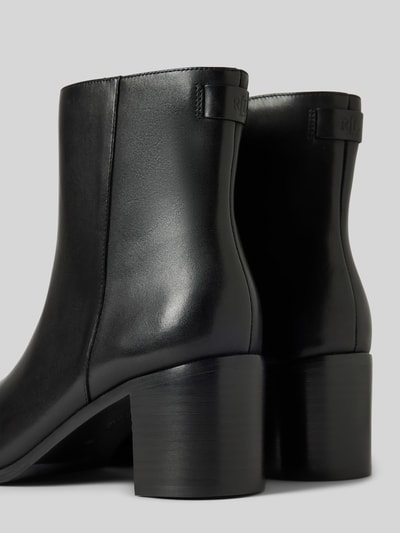 Peek & Cloppenburg Lauren Ralph LaurenLederboots Mit Blockabsatz Modell 'CASSIE' In Black