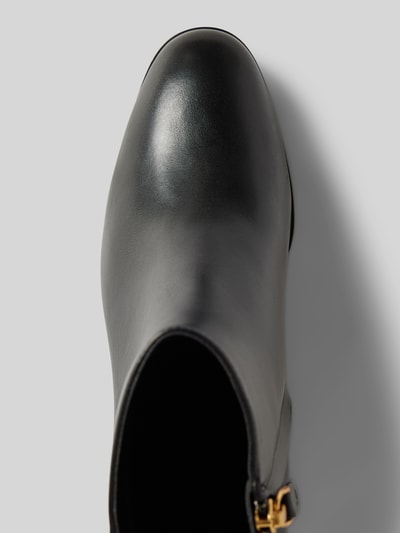 Peek & Cloppenburg Lauren Ralph LaurenLederboots Mit Blockabsatz Modell 'CASSIE' In Black
