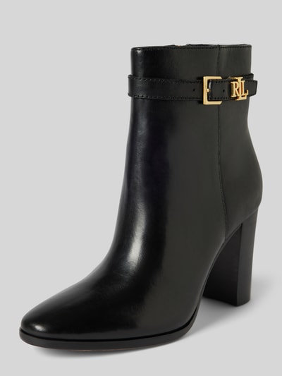 Peek & Cloppenburg Lauren Ralph LaurenLederboots mit Label-Applikation Modell 'BAILEY' in black