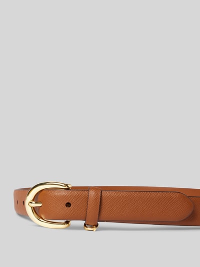 Peek & Cloppenburg Lauren Ralph LaurenLedergürtel Mit Dornschließe Modell 'CHARM' In Cognac