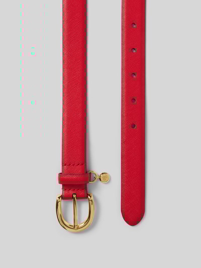 Peek & Cloppenburg Lauren Ralph LaurenLedergürtel Mit Label-Applikation In Rot