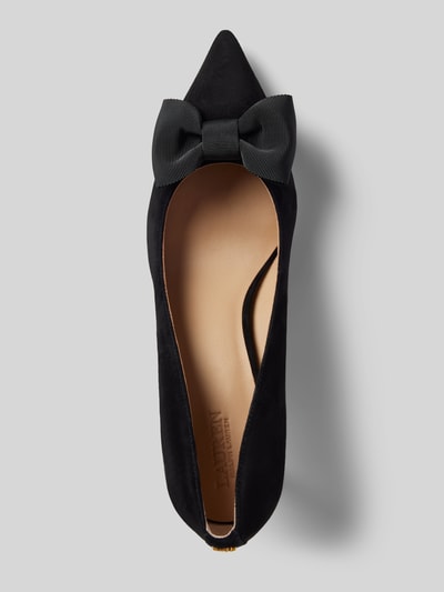 Peek & Cloppenburg Lauren Ralph LaurenLederpumps Mit Schleifen-Detail Modell 'LANETTE' In Black