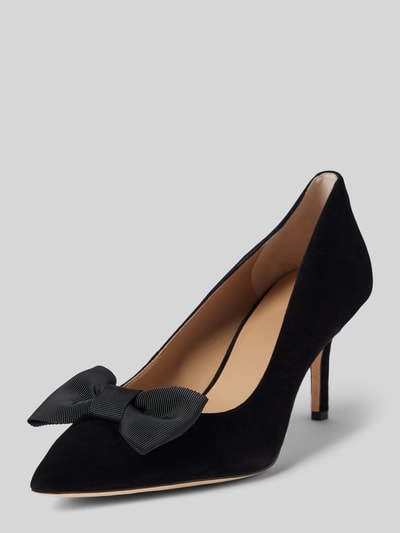 Peek & Cloppenburg Lauren Ralph LaurenLederpumps mit Schleifen-Detail Modell 'LANETTE' in black