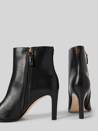 Peek & Cloppenburg Lauren Ralph LaurenLederstiefeletten Mit Reißverschluss Modell 'DYLANN' In Black