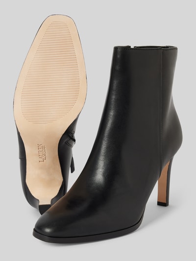 Peek & Cloppenburg Lauren Ralph LaurenLederstiefeletten Mit Reißverschluss Modell 'DYLANN' In Black