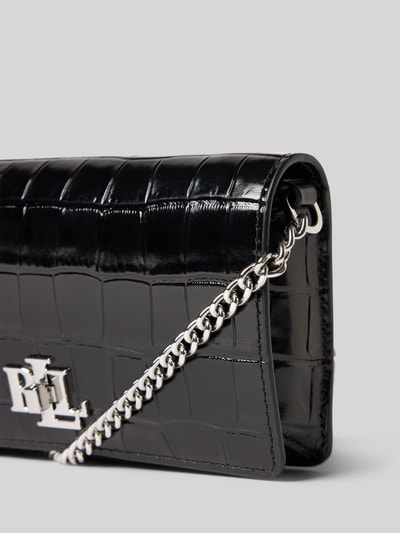 Peek & Cloppenburg Lauren Ralph LaurenLederumhängetasche Mit Label-Applikation In Black