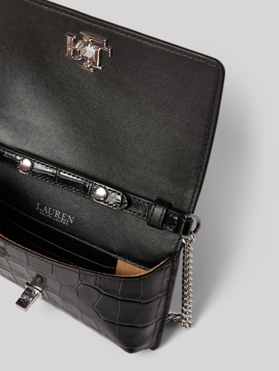 Peek & Cloppenburg Lauren Ralph LaurenLederumhängetasche Mit Label-Applikation In Black