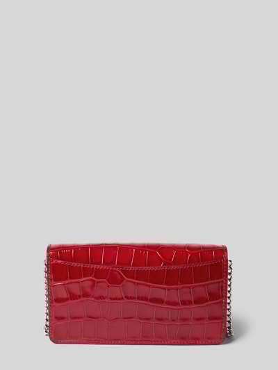 Peek & Cloppenburg Lauren Ralph LaurenLederumhängetasche Mit Label-Applikation In Rot