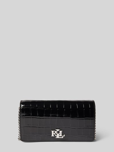 Peek & Cloppenburg Lauren Ralph LaurenLederumhängetasche mit Label-Applikation in black