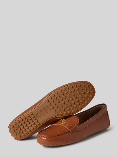 Peek & Cloppenburg Lauren Ralph LaurenLoafer Mit Label-Detail Modell 'BARNSBURY' In Cognac